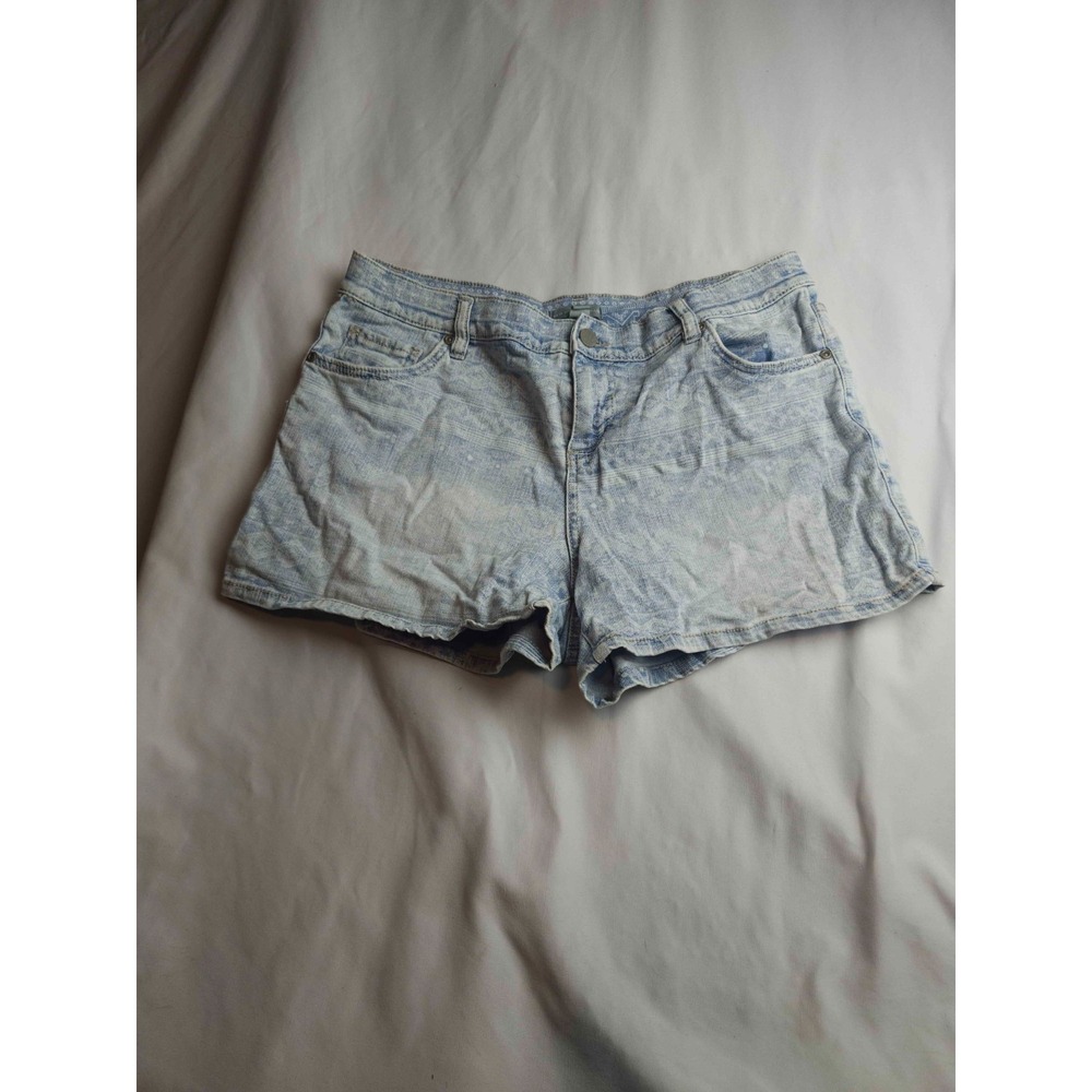 New York & Company Shorts Womens 10 Blue Denim Boho Festival Streetwear Tribal